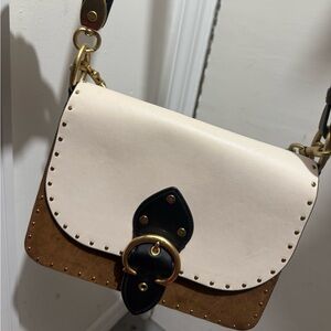 Coach suede leather crossbody